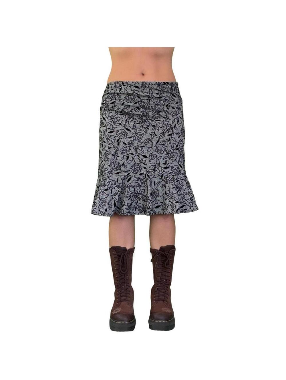 Y2K CHIC COQUETTE MIDI SKIRT